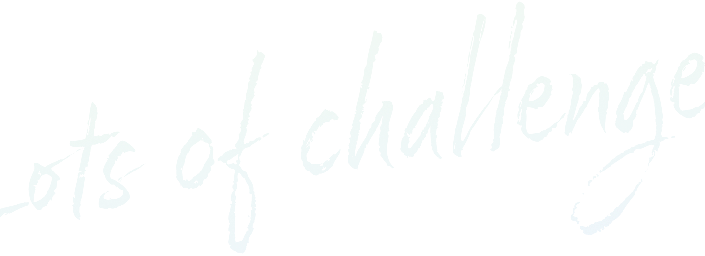 Lots of challenge